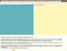 Tablet Screenshot of destination-campings.fr